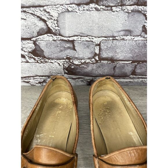 Gucci Brown Leather Web Horsebit Dress Loafers Shoes Men’s Sz 10.5D US/44EU Read - Picture 4 of 16